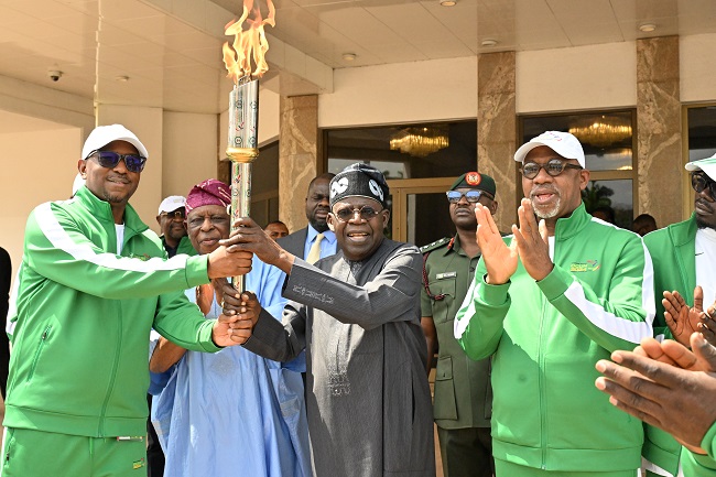Tinubu flags off Torch of Unity