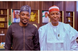 Governor Abba Yusuf and Ahmed Musa,