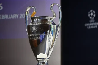 Champions League trophy,