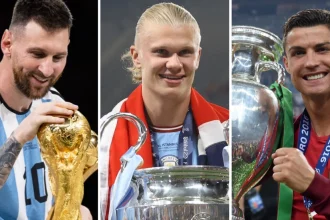 Haaland, Messi, Ronaldo