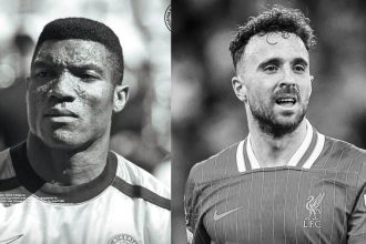 Peter Rufai and Diogo Jota
