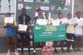 Lagos schools tennis winners