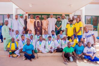 Governor Dikko Radda with para athletes