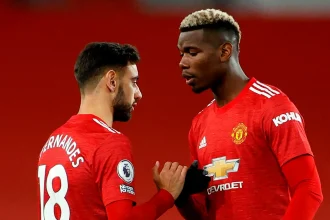 Fernandes and Pogba