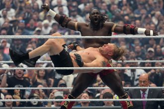 Oba Femi and Brock Lesnar