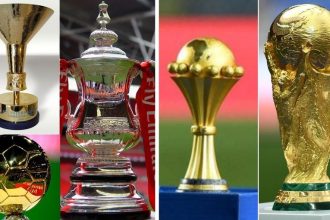football trophies