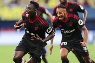 Akor Adams celebrating