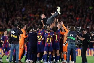Barcelona players