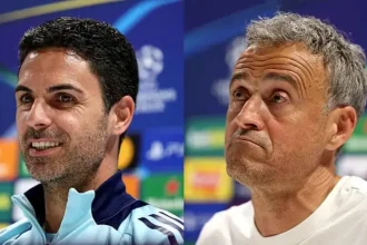 Enrique and Arteta