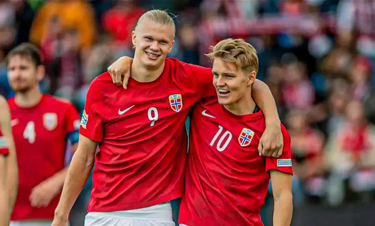 Haaland and Odegaard