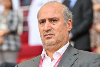 Iranian football chief, Mehdi Taj
