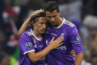 Modric and Ronaldo