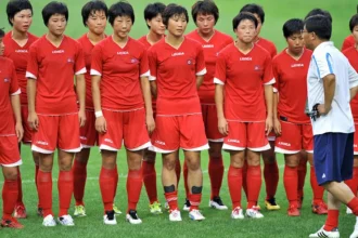 North Korean footballers