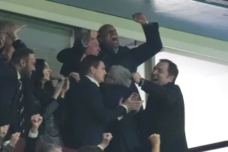 Prince Williams celebrating