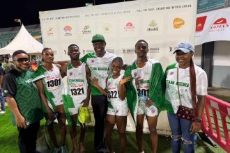 Nigeria’s 4x400m mixed relay team