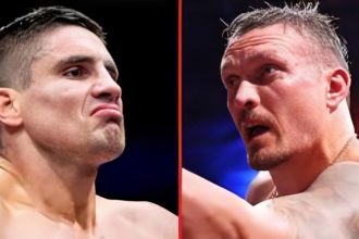 Oleksandr Usyk and Rico Verhoeven